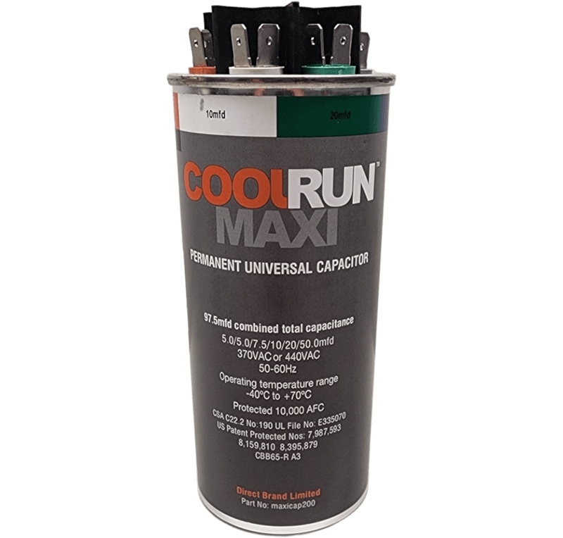 A can of coolrun maxi is shown.